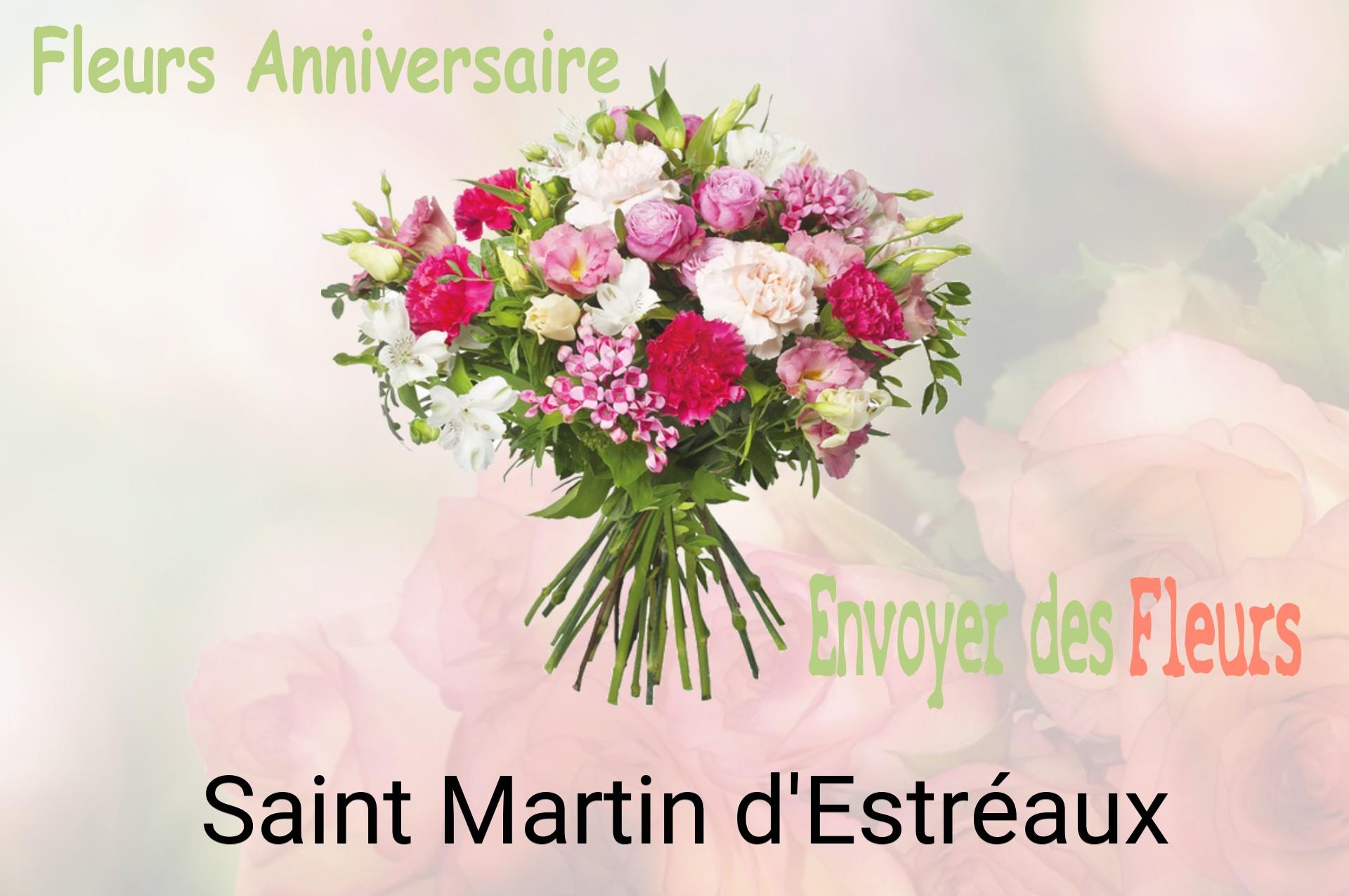 Bouquet de fleurs d’anniversaire livré à Saint-Martin-d'Estréaux